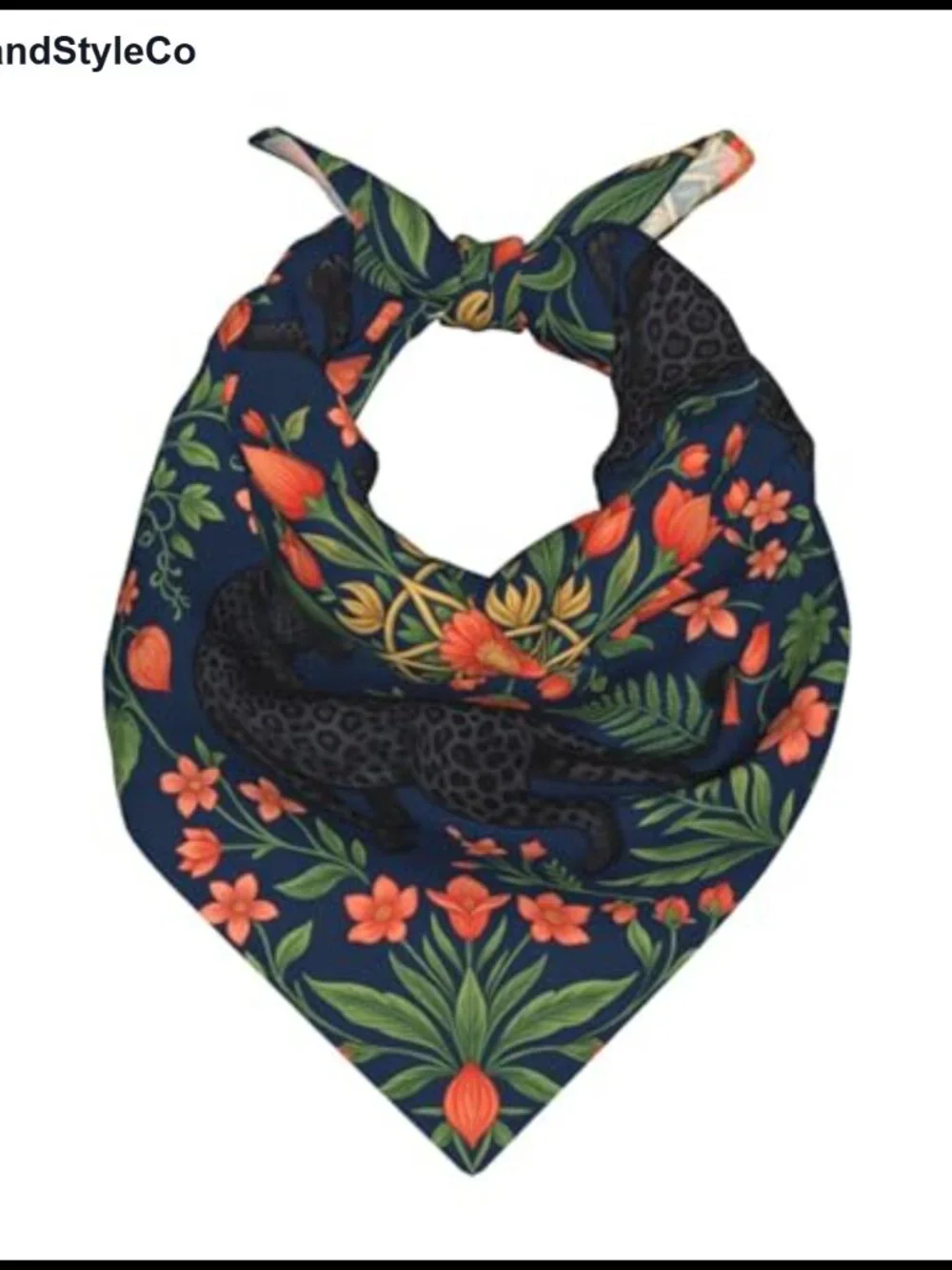 Boho Square Scarf Bandana Women Fashion Silk Satin Headscarf